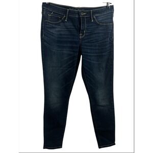 Mossimo Jeggings Womens 12/31S Blue Mid Rise Power Stretch Skinny Jeans